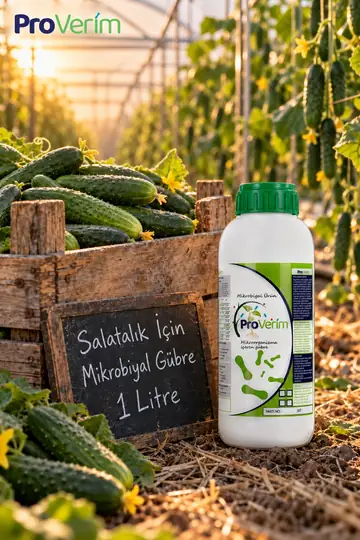 Salatalık için Proverim mikrobiyal gübre