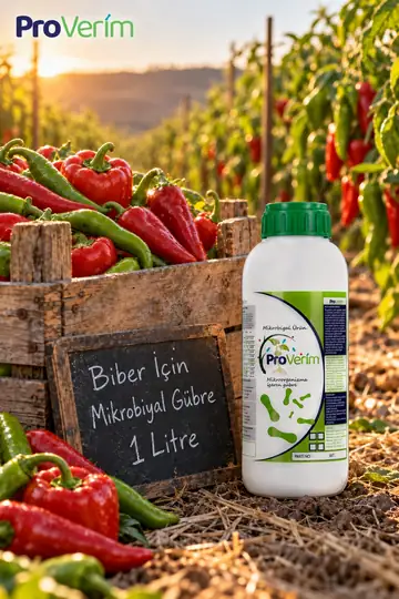 Biber için Proverim mikrobiyal gübre