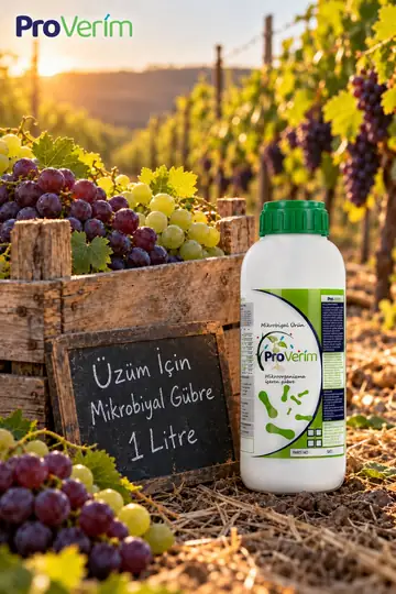 Üzüm için Proverim mikrobiyal gübre