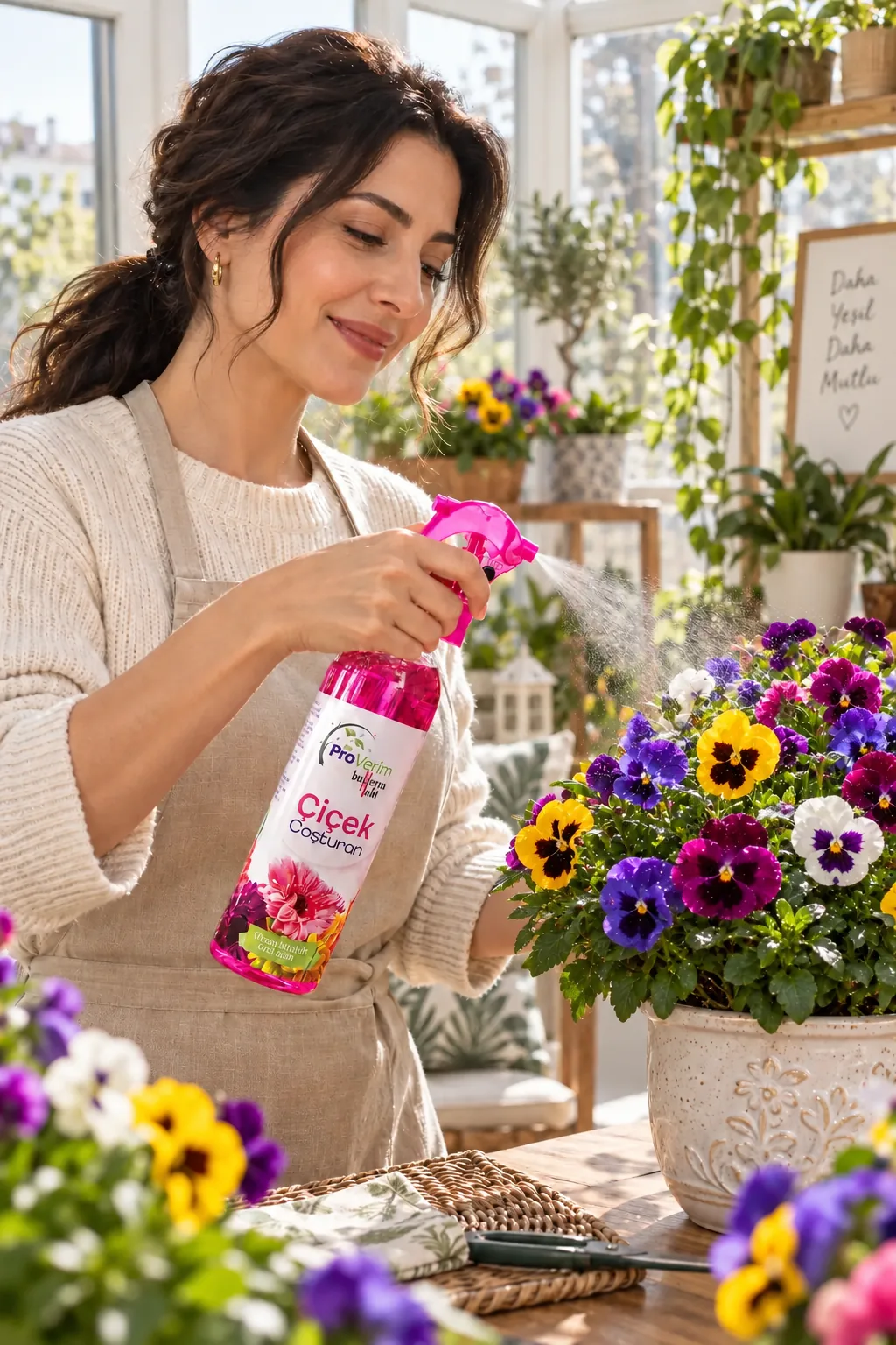 Hercai Menekşe için Bitki Besini Sprey 400 ml – Proverim Çiçek Coşturan 4