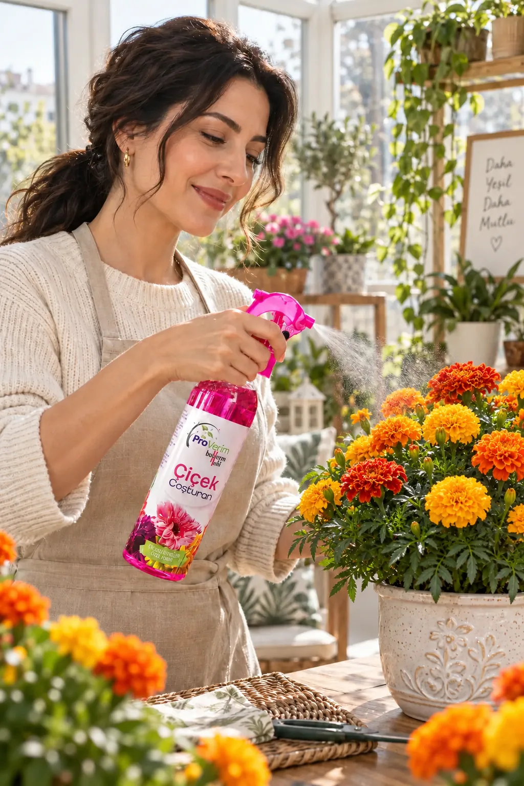 Kadife Çiçeği için Bitki Besini Sprey 400 ml – Proverim Çiçek Coşturan 4
