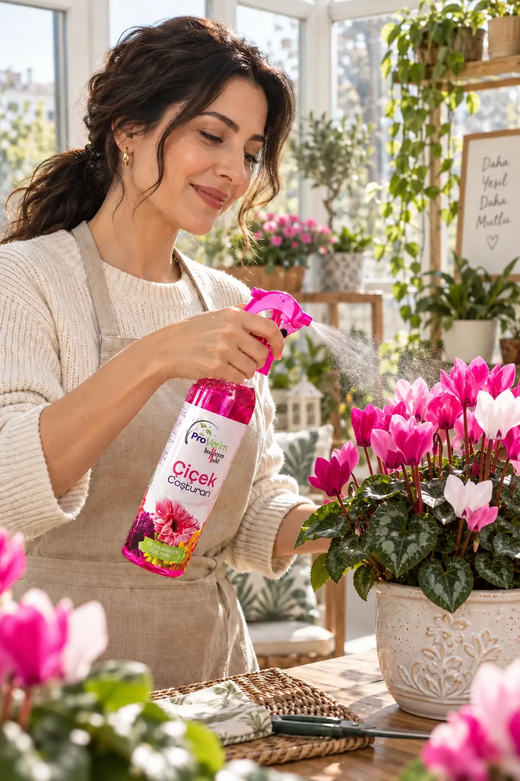 Sıklamen için Bitki Besini Sprey 400 ml – Proverim Çiçek Coşturan 4