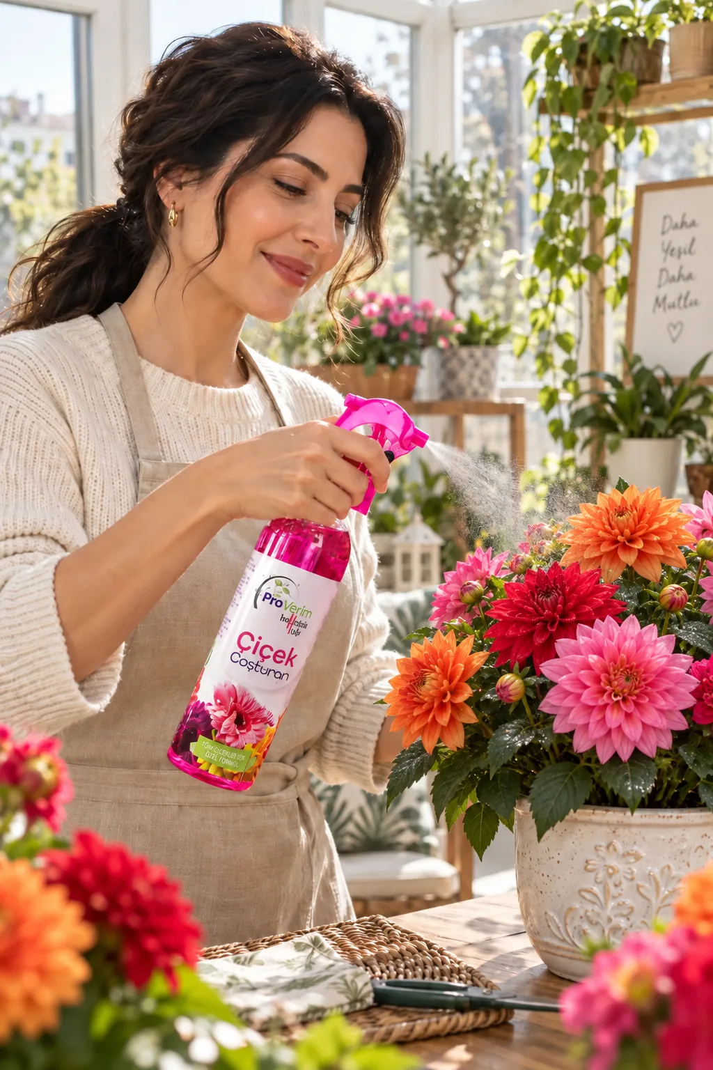 Yıldız Çiçeği için Bitki Besini Sprey 400 ml – Proverim Çiçek Coşturan 4